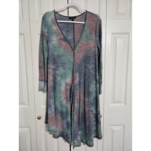 Very J size medium women's long button up cardigan - Picture 1 of 9